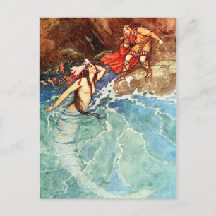 The Yellow Dwarf:  The King Meets The Mermaid Postcard
