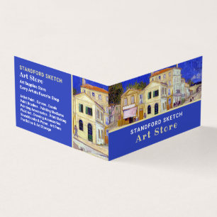 The Yellow House By Van Gogh, Art Supplies Store Business Card