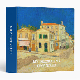 The Yellow House by Vincent Van Gogh Binder