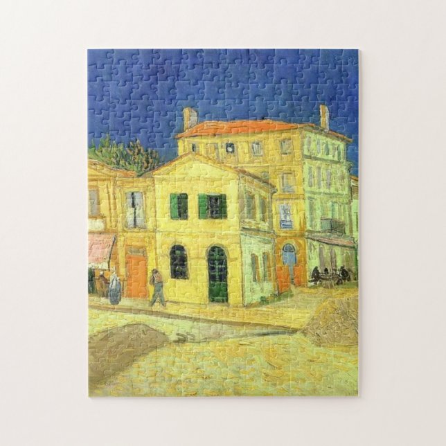 The Yellow House By Vincent Van Gogh Jigsaw Puzzle (Vertical)