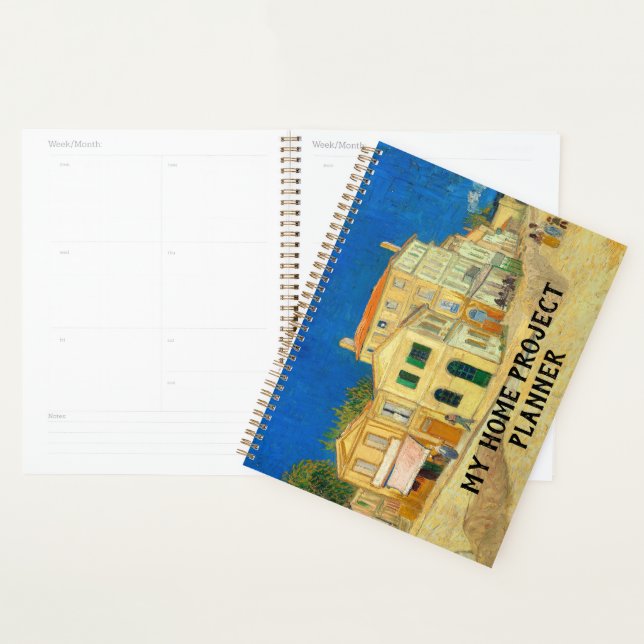 The Yellow House by Vincent Van Gogh Planner (Display)