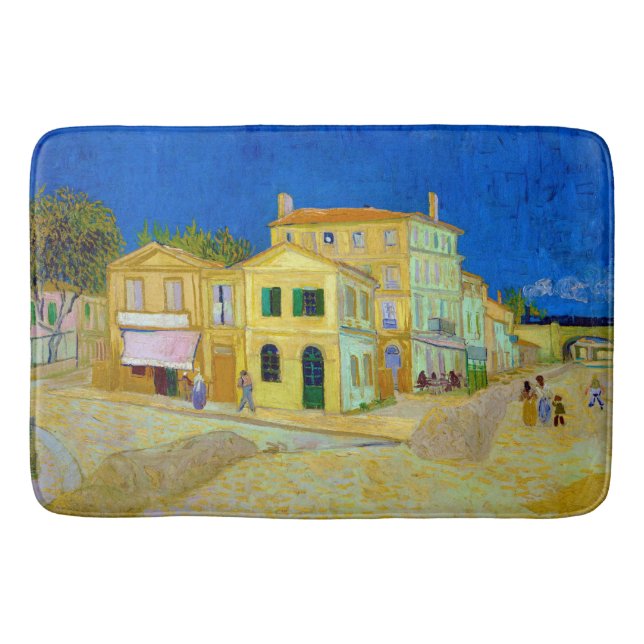 The Yellow House, Van Gogh Bath Mat (Front)