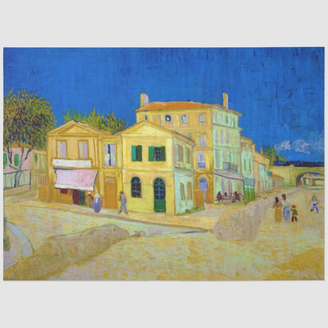 The Yellow House, Van Gogh Tissue Paper (Front)