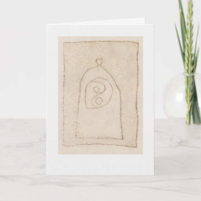 The Ying Yang symbol Card (Front)