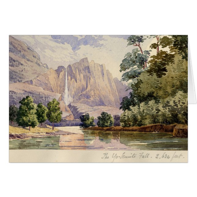 The Yo-Semite Fall. 2,634 ft. (Front Horizontal)