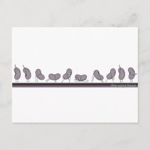 The Yoga Bean - Sun Salutation Postcard