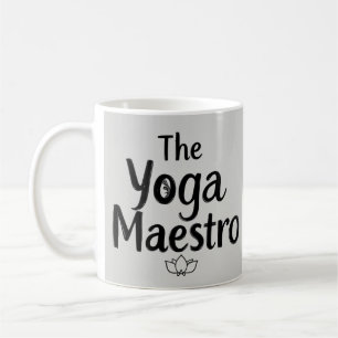 The yoga maestro  coffee mug