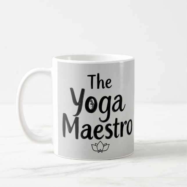 The yoga maestro  coffee mug (Left)
