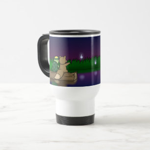 The Youkai Pond- Kappa and Kitsune Travel Mug