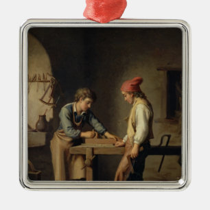 The Young Apprentice, before 1903 Metal Ornament