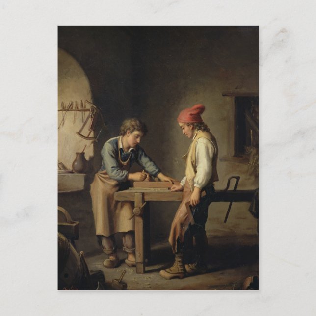 The Young Apprentice, before 1903 Postcard (Front)