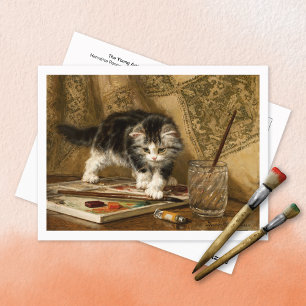 The Young Artist Henriëtte Ronner-Knip Postcard