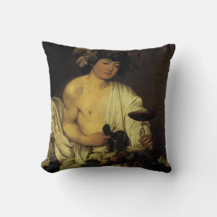 The Young Bacchus Throw Pillow