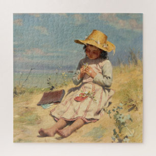The Young Botanist (by Paul Peel) Jigsaw Puzzle