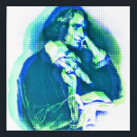 The young Franz Liszt - pop  art portrait<br><div class="desc">The young Franz Liszt - pop  art portrait . The original portrait by Louis Held
  ca. 1830, at an unknown location was turned into a modern pop  art painting by Alma Wad . It is the courtesy of Bergen Public Library Norway .</div>