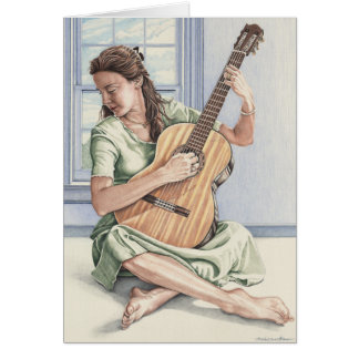 The Young Guitarist Card