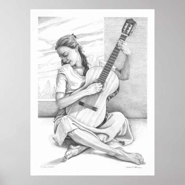 The Young Guitarist Poster (Front)