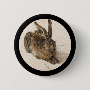 The Young Hare 2 Inch Round Button