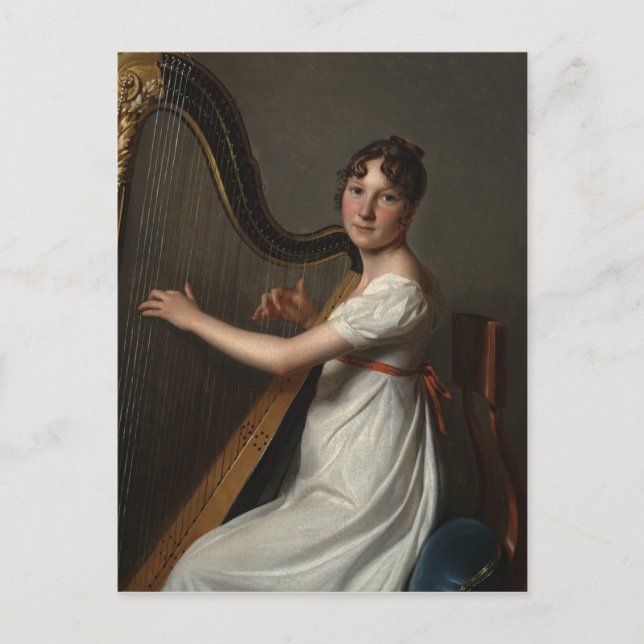 The Young Harpist | 1804-1806 Postcard (Front)