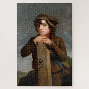 The Young Itinerant (by James Henry Beard) Jigsaw Puzzle