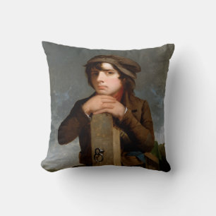 The Young Itinerant (by James Henry Beard) Throw Pillow