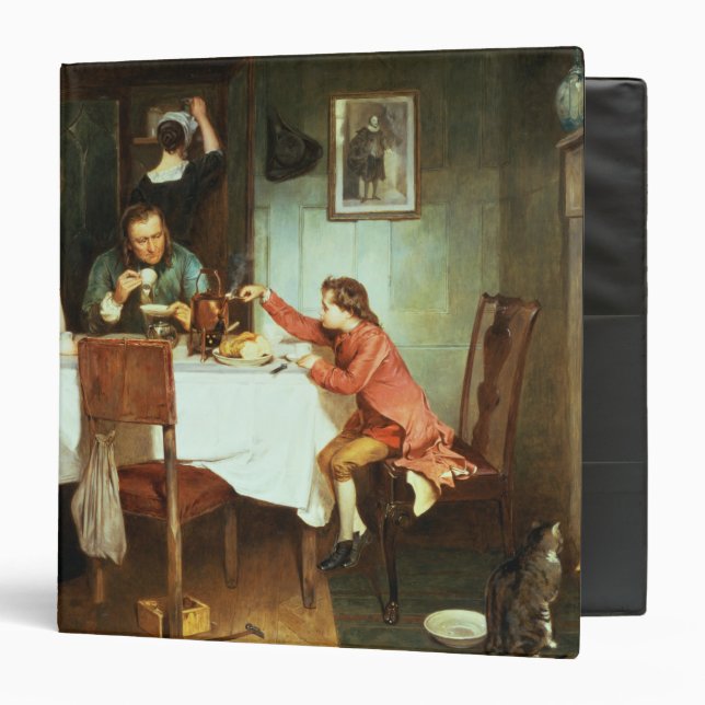 The Young James Watt Playing with Steam Binder (Front/Inside)