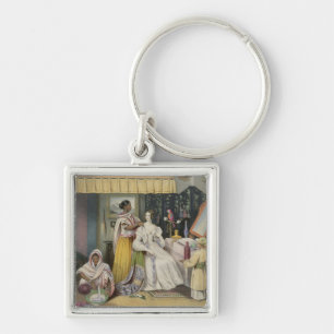 The Young Lady's Toilet, plate 2 from 'Anglo India Keychain