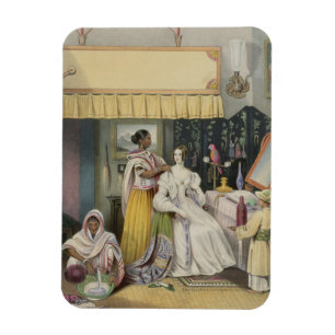 The Young Lady's Toilet, plate 2 from 'Anglo India Magnet