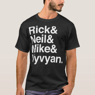 The Young Ones Names List Fanart Design T-Shirt