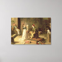 The Young Sculptress (oil on canvas)