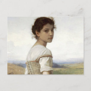 The Young Shepherdess - The Young Girl Postcard