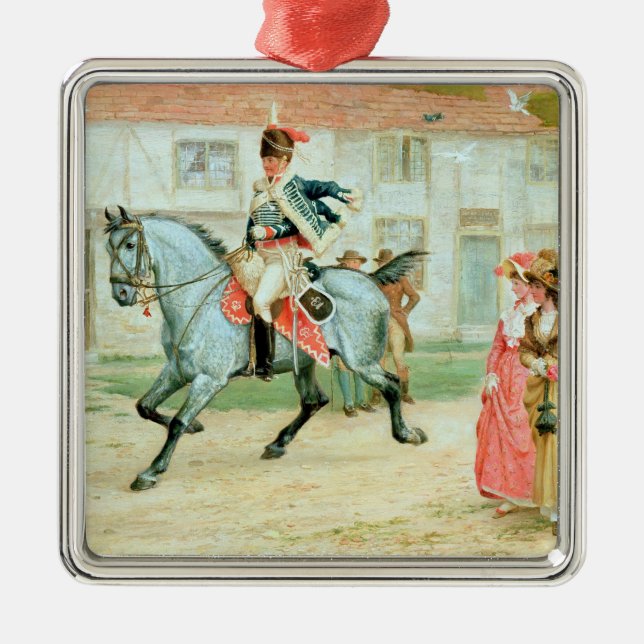 The Young Subaltern Metal Ornament (Front)