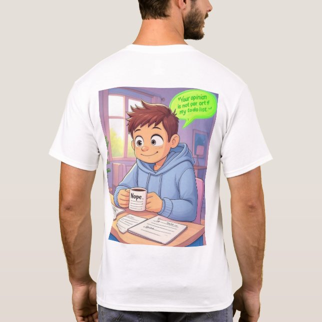 The "Your Opinion is Not My Grade" Tee (Back)