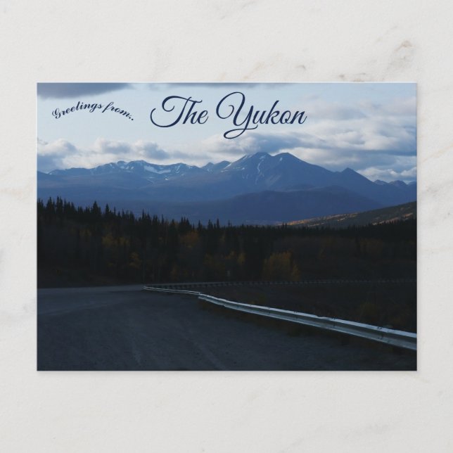 The Yukon Landscape Postcard (Front)