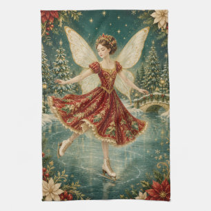 The Yuletide Ice Fairy Kitchen Towel