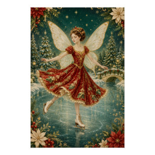 The Yuletide Ice Fairy Poster