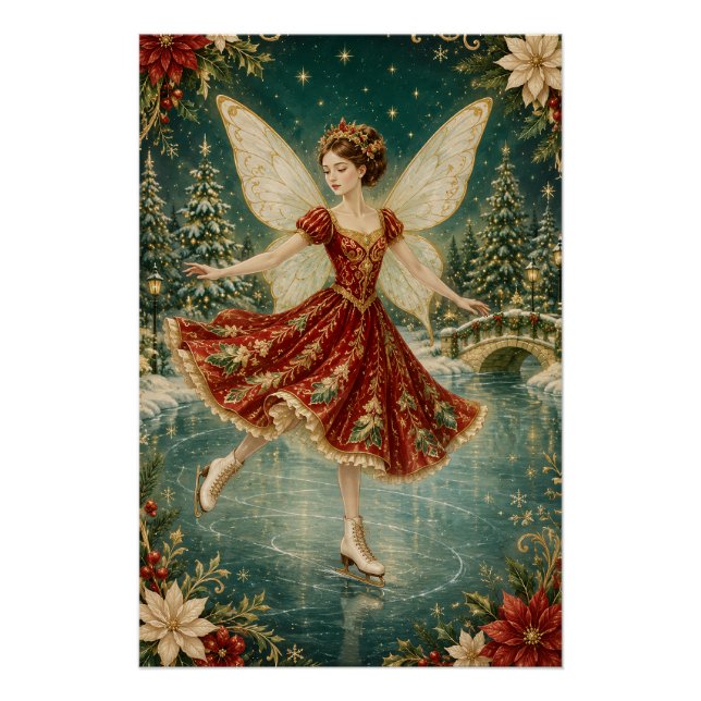 The Yuletide Ice Fairy Poster (Front)