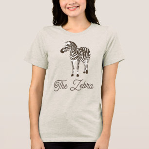 The Zebra Colour Block Tri-Blend Shirt