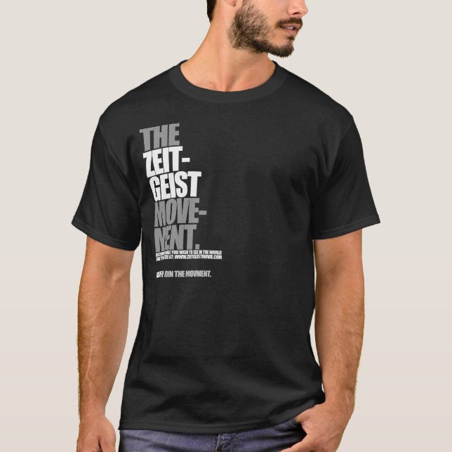 The Zeitgeist Movement. Wake Up T-Shirt (Front)