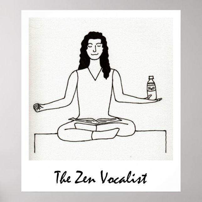 The Zen Vocalist Print (Front)