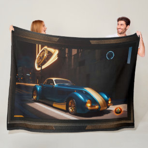 The Zephyr Centorus I950 Sports Coupe Fleece Blanket