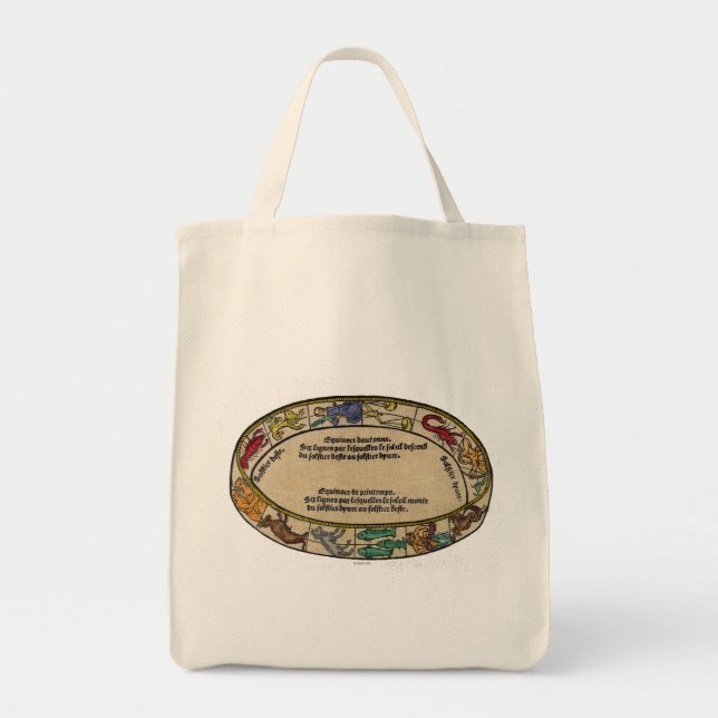 The Zodiac, 1496 Tote Bag (Front)