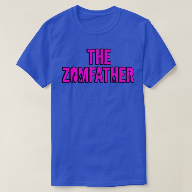 The Zomfather Funny Zombie Premium  T-Shirt (Design Front)