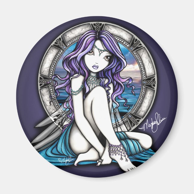 Thea Water Nymph Fairy Magnet (Front)