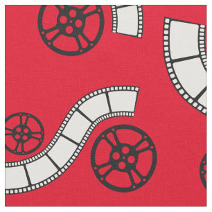 Theater Film Reels Movie Theatre Red Fabric