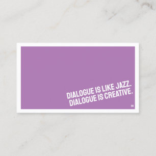 THEATER Minimalist Business Card