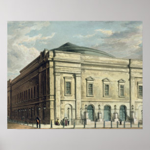 Theater Royal, Drury Lane, in London, designed by Poster