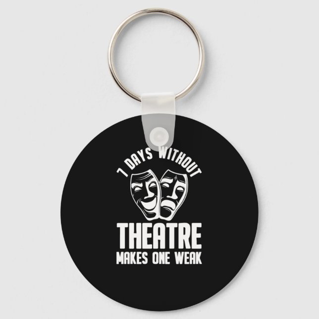Theatre Actor Drama Theatre Keychain (Front)