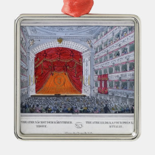 Theatre am Karntnertor Vienna Metal Ornament