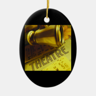 Theatre Binoculars Ceramic Ornament